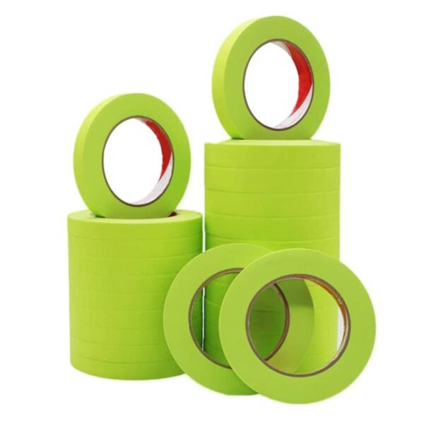 1(1) Orange UV Resistant Washi Masking Tape High Tack No Residue Indoor Outdoor Home Renovation Wall Painting Masking