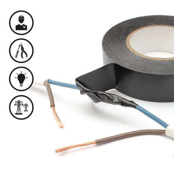4(1) Professional PVC Electrical Tapes Flame Retardant High Voltage Insulation Strong Adhesion Safety Wire Harness Circuit Protection