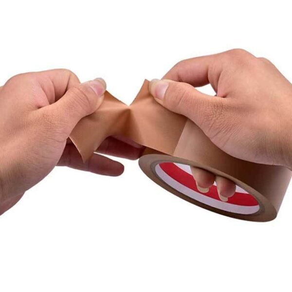 4(1) Premium PVC Easy Tear Tape Strong Adhesion Hand Tearable Adhesive Tape for Packing Industrial Sealing Convenient Use No Tools Need