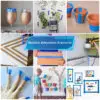 7 Blue UV Resistant Painters Masking Tape 7-14 Days UV Resistance Indoor Outdoor Use No Residue Safe for Wall Delicate Surface