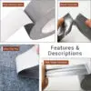 细节描述-1 Heavy Duty Waterproof Cloth Duct Tape High Tack No Residue Wear-Resistant Anti-Slip for Carpet Renovation Floor Film Seam Fix