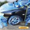 Blue Masking Film Pretaped Car Painting Automotive House Furniture Protection Waterproof Wear Resistant Plastic Sheeting Paint