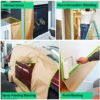 N-1 Waterproof Oil-Proof Kraft Paper Masking Film for Automotive Painting Home Renovation Strong Shielding Effect Adhesive Masking Paper