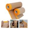 N-12(1) Waterproof Oil-Proof Kraft Paper Masking Film for Automotive Painting Home Renovation Strong Shielding Effect Adhesive Masking Paper