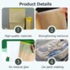细节800 拷贝(1) Waterproof Oil-Proof Kraft Paper Masking Film for Automotive Painting Home Renovation Strong Shielding Effect Adhesive Masking Paper